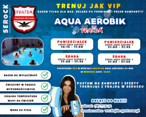 AQUA AEROBIK W SEROCKU – TRENUJ JAK VIP